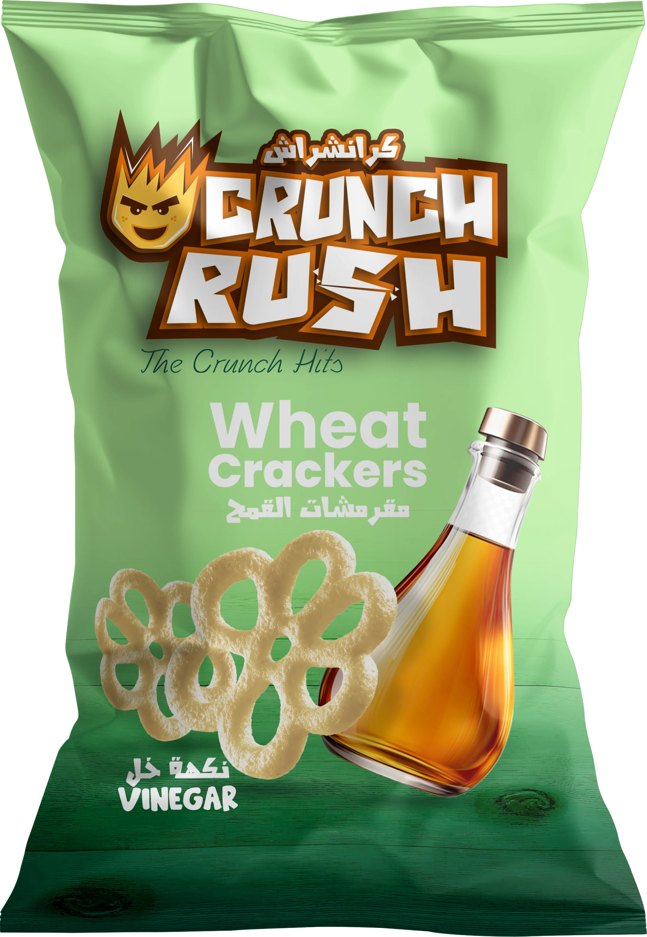 Wheat Crackers — Vinegar Flavor